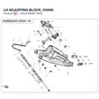 LH ADJUSTING BLOCK, CHAIN product image