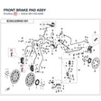 FRONT BRAKE PAD ASSY product image