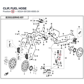 CLIP, FUEL HOSE product image