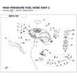 HIGH-PRESSURE FUEL HOSE ASSY 2 product image