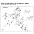 REAR FOOTREST SEAT, RH product image