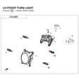 LH FRONT TURN LIGHT product image