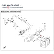 FUEL VAPOR HOSE 1 product image