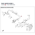 FUEL VAPOR HOSE 3 product image