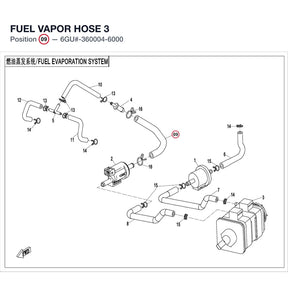 FUEL VAPOR HOSE 3 product image
