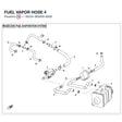 FUEL VAPOR HOSE 4 product image