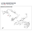 LH FUEL DESORPTION PIPE product image