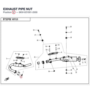 EXHAUST PIPE NUT product image