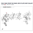 FUEL TANK FRONT RH PANEL DECO PLATE ASSY product image