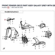 FRONT FENDER DECO PART ASSY product image