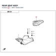 REAR SEAT ASSY product image