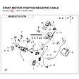 START MOTOR POSITIVE/NEGATIVE CABLE product image