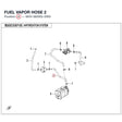 FUEL VAPOR HOSE 2 product image