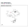 FUEL VAPOR HOSE 3 product image