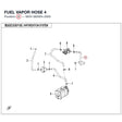 FUEL VAPOR HOSE 4 product image