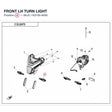 FRONT LH TURN LIGHT product image