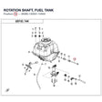 ROTATION SHAFT, FUEL TANK product image