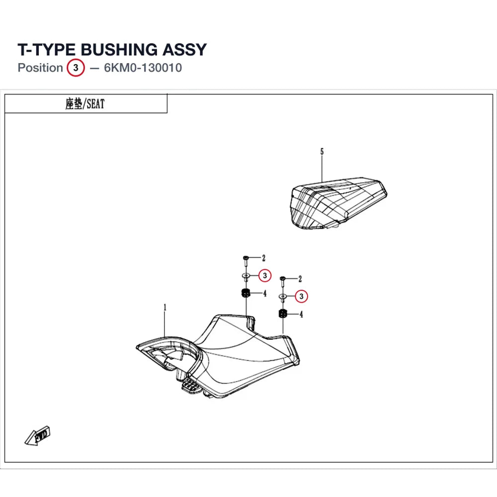 T-TYPE BUSHING ASSY product image