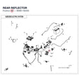 REAR REFLECTOR product image