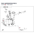 FUEL VAPERIZATION PIPE 2 product image