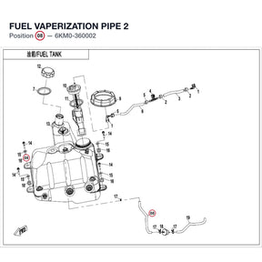 FUEL VAPERIZATION PIPE 2 product image