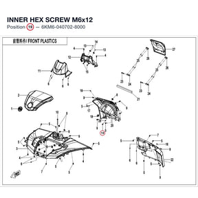 INNER HEX SCREW M6x12 product image