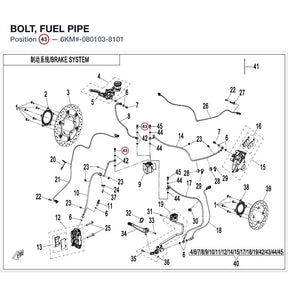 BOLT, FUEL PIPE product image