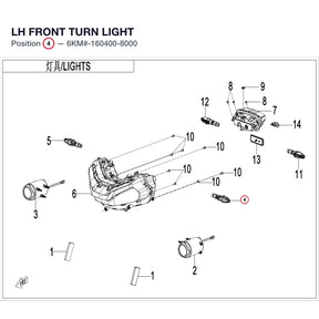 LH FRONT TURN LIGHT product image