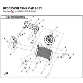 RESERVOIR TANK CAP ASSY product image