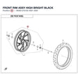 FRONT RIM ASSY product image