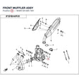 FRONT MUFFLER ASSY product image