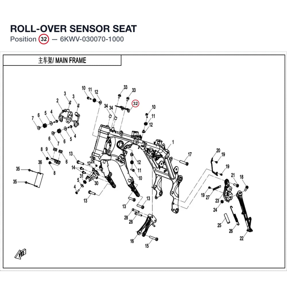 ROLL-OVER SENSOR SEAT product image