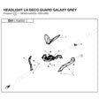 HEADLIGHT LH DECO GUARD product image