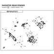 RADIATOR REAR FENDER product image