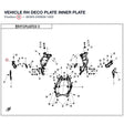 VEHICLE RH DECO PLATE INNER PLATE product image