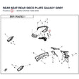 REAR SEAT REAR DECO PLATE product image