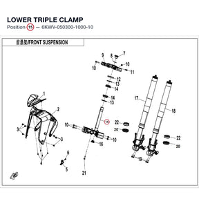 LOWER TRIPLE CLAMP product image