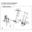 LH FRONT SHOCK ABSORBER product image