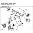 REAR BRAKE PEDAL ASSY product image