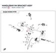 HANDLEBAR RH BRACKET ASSY product image