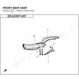 FRONT SEAT ASSY product image