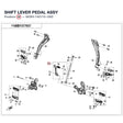 SHIFT LEVER PEDAL ASSY product image