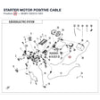 STARTER MOTOR POSITIVE CABLE product image