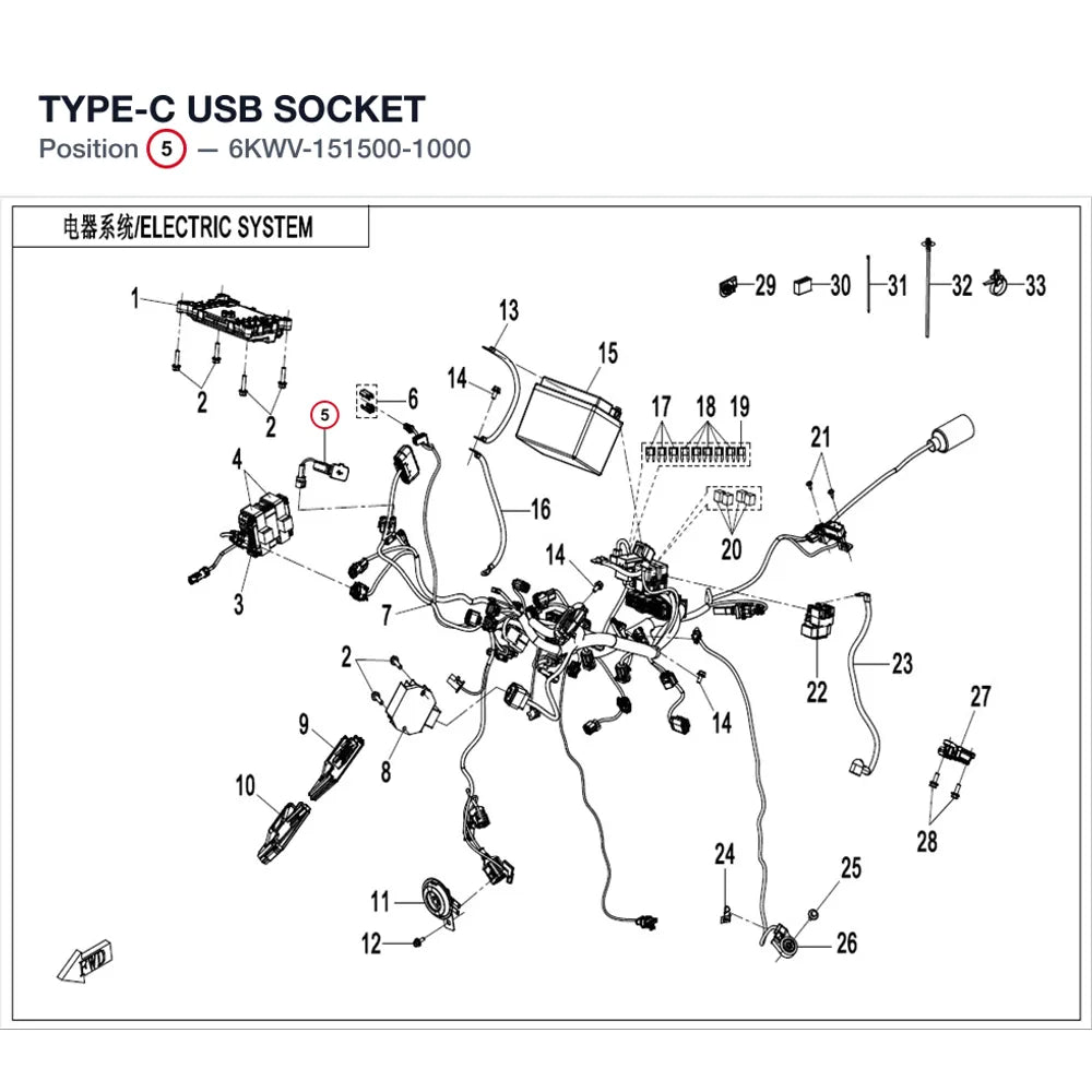 TYPE-C USB SOCKET product image