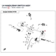 LH HANDLEBAR SWITCH ASSY product image