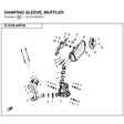 DAMPING SLEEVE, MUFFLER product image