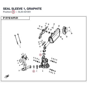 SEAL SLEEVE 1, GRAPHITE product image