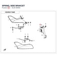 SPRING, SIDE BRAKCET product image