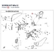 SCREW KIT M5x12 product image