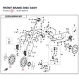 FRONT BRAKE DISC ASSY product image